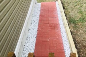 Patio Block Drainage & Walkway